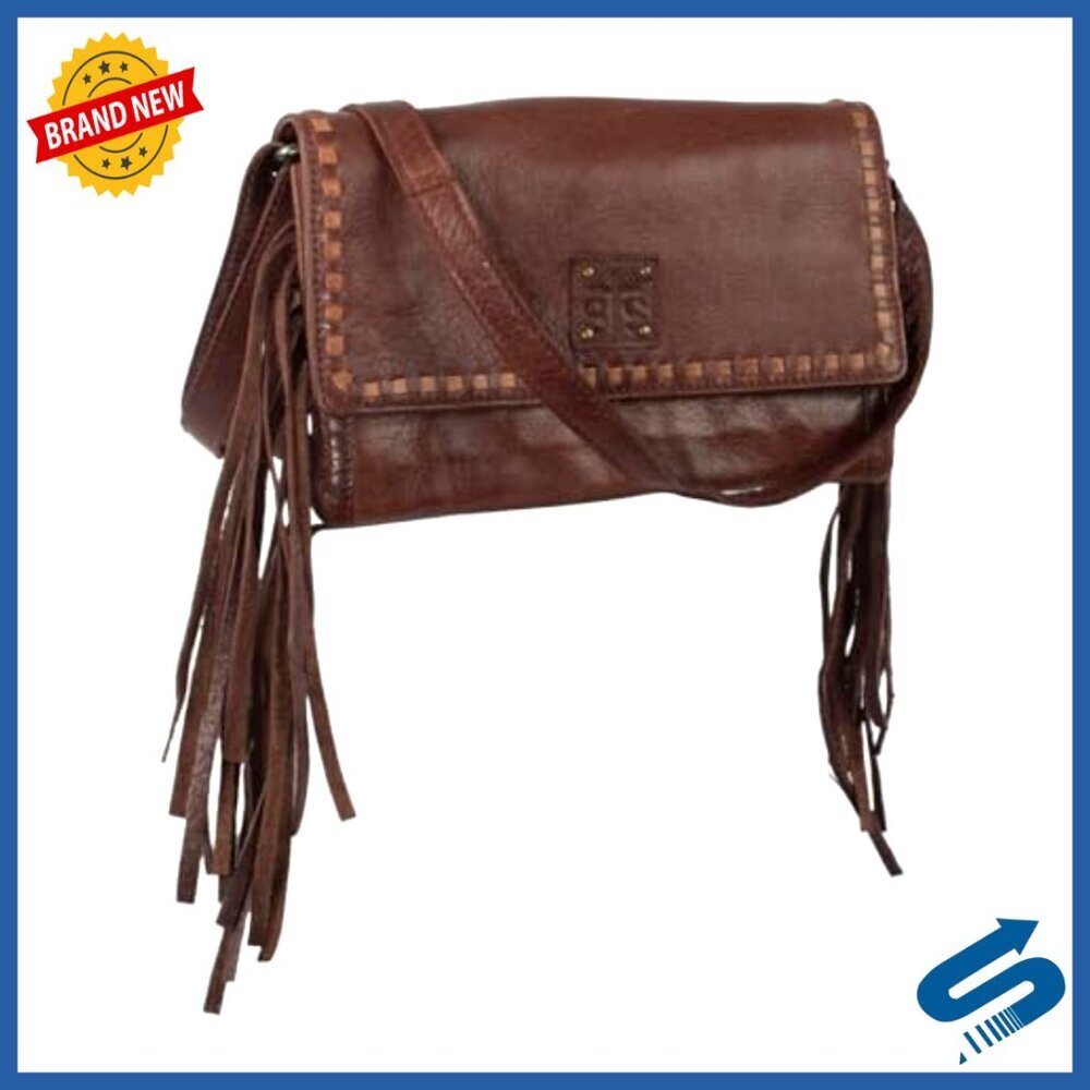Buffalo Leather Crossbody Bag with Multiple Pockets for Casual Outings - Picture 3 of 6